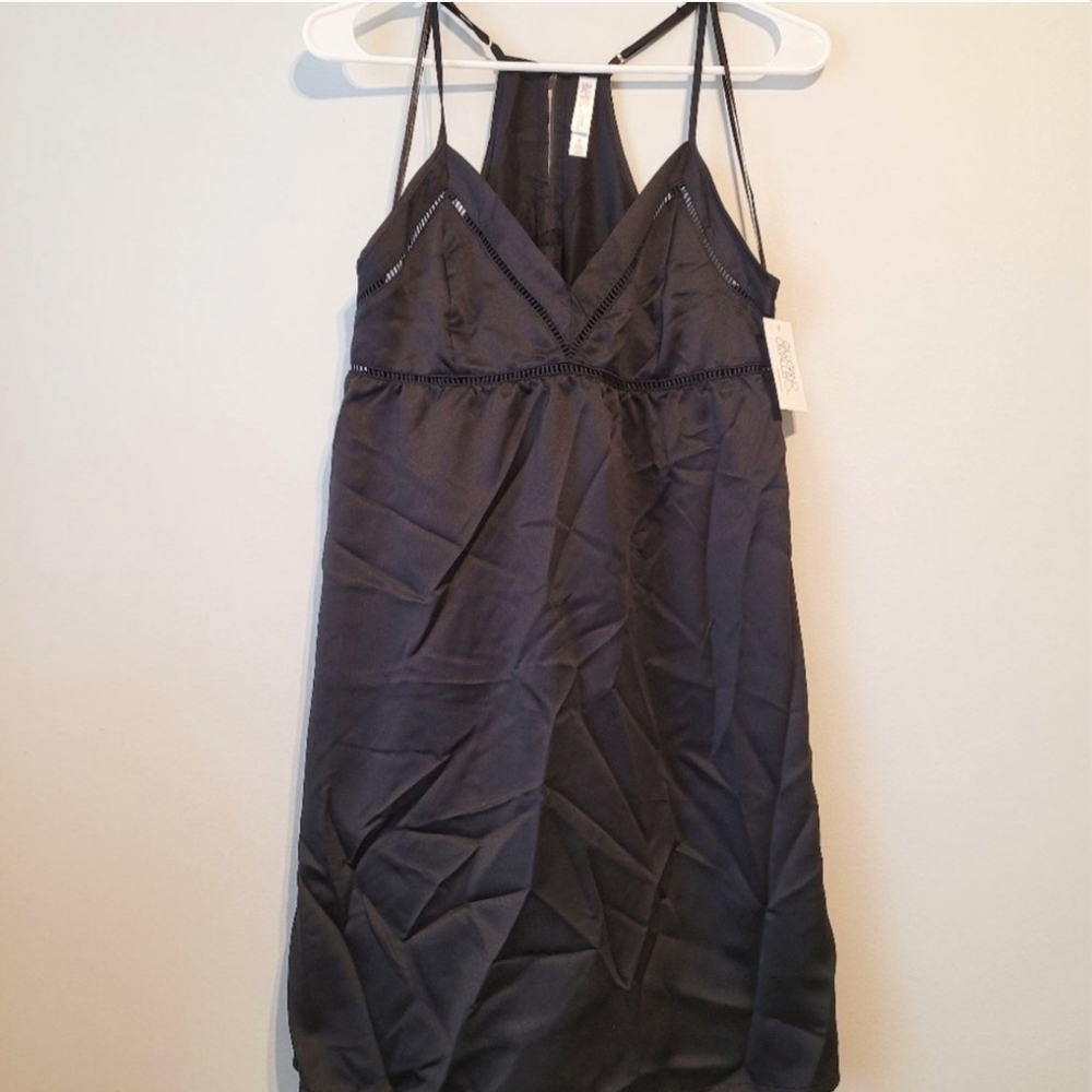 Gilligan & O'Malley Black Short Sleep Dress